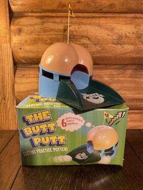 Big Mouth Toys 320383479110 The Butt Putt - Novelty Farting Putting Practice Machine