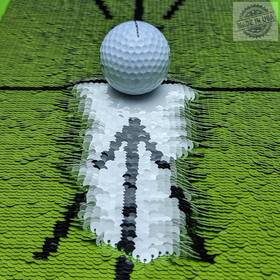 Birdie Bath 691164843673 Mat Pro Premium Swing Training For Analyzing Path And Ball