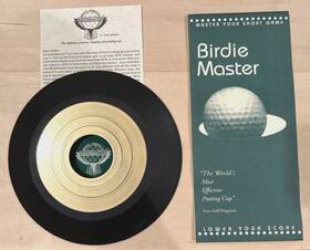 Birdiemaster 1880872005 Birdie Master Golf Putting Practice Cup 3 Rings Trainer Original Packaging Usa