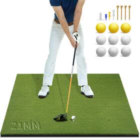 Bltend 5‘ X4‘ Golf Mat 5x4ft And 5x5ft Heavy-duty Hitting Mats Practice Outdoor/