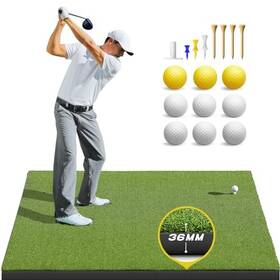 Bltend Bltend-golfmat-grn-5x4/36 Golf Mats 5x4ft Heavy-duty Hitting Mat 36mm Thick Outdoor/indoor