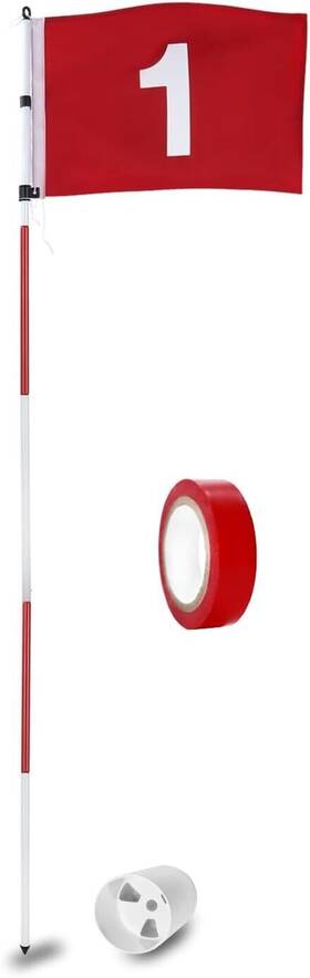 134mppp134 Branded Golf Flagstick 6ft Flag And Cup For Yard Pro Detachable Hole 134mppp134 Branded Golf Flagstick 6ft Flag And Cup For Yard Pro Detachable Hole