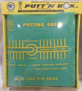 Brandell Products Corp Cw1969 Vintage Golf Puttftn Box - Practice Putting
