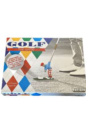 Buffalo Games 079346002870 Golf The Game Indoor/outdoor Course 1-4 Players No Score Pad