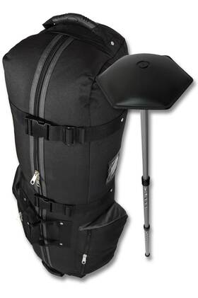 Cdycon2gp Caddydaddy Constrictor Soft-sided Golf Travel Bag Cover With Thick Dense Foam
