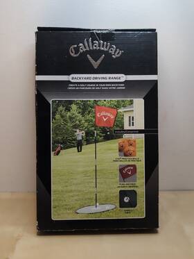 Callaway 689769102226 Backyard Driving Range 1 Flag Pole 3 Hx Balls New