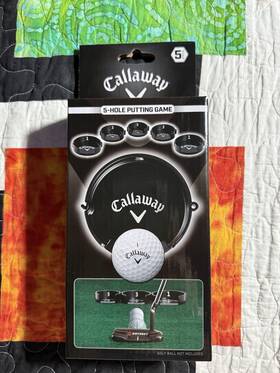 Callaway 689769401695 5-hole Putting Game New
