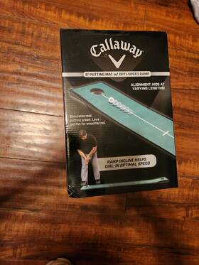 80121533 Callaway 8ft Putting Golf Mat With Opti-speed Ramp 80121533 Callaway 8ft Putting Golf Mat With Opti-speed Ramp