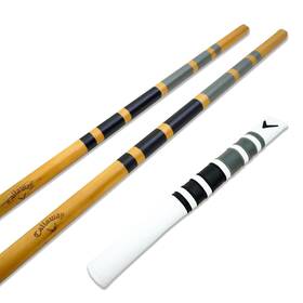 C99944 Callaway Heritage Wood Golf Alignment Sticks With Cover