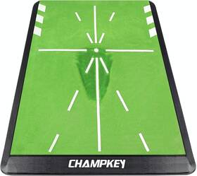 Champkey 705353546495 Heavy-duty Golf Hitting Mat - Swing Path Feedback Practice I