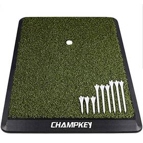 Champkey 710638834013 Premium Synthetic Turf Golf Hitting Mat Heavy Duty Rubber Base - Green