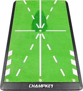 Champkey 726084584761 8 Inch X 17 Premium Impact Golf Mat Upgraded Version Path Feedback