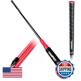 B0flvbd461 Champkey Golf Swing Trainer Customize Grip Size 40in Midsize Incl 2 Alignment St