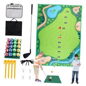 Golegame-1 Chenghai Golf Chipping Game Mat Chip Games Sticky Practice Set For Adults