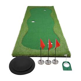 Chriiena 650076841382 Golf Putting Green Practice Mat Large Professional Golfing Tr