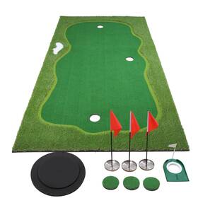 Chriiena 650076841450 Golf Putting Green Practice Mat Large Professional Golfing Tr