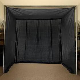 5x10chgncf Cimarron Sports Heavy-duty Clubhouse Masters Golf Net And Complete Frame In 5ftx10ftx10ft