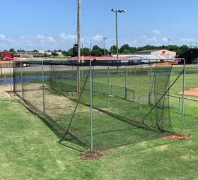 704260tp Cimarron Sports #60 Twisted Poly Batting Cage Nets In Size 70ftx14ftx12ft 704260tp Cimarron Sports #60 Twisted Poly Batting Cage Nets In Size 70ftx14ftx12ft