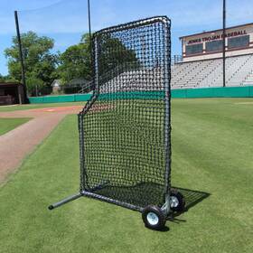 Cimarron Sports 7x484plnfw New 7x4 #84 Premier L-net And Frame With Wheels