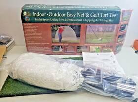 Club Champ 087705096286 Indoor Outdoor Easy Net And Golf Turf Tee New Open Box