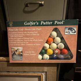 9031 Club Champ Golfers Putter Pool Indoor Family Game Set Multicolor Ages 4-11