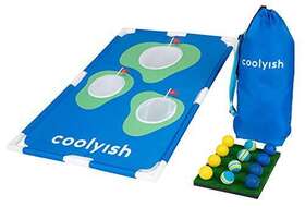 Coolyish 860005493104 Backyard Golf Cornhole Chipping Game With 12 Foam Balls Portable P