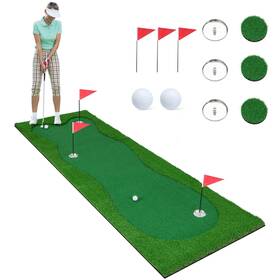 Hcst00842 Costway 10 X 3.3 Ft Golf Putting Green Professional Training Mat With 2 Balls