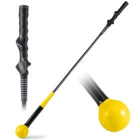 Hcst11170 Costway 40 Inch Golf Swing Trainer Aid With Weighted Head For Grip Rhythm Flexibility Balance