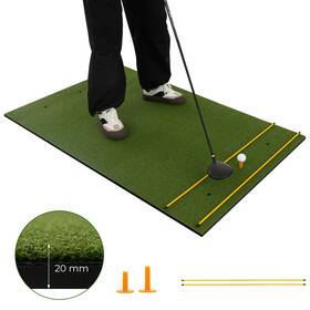 S077a24420 Costway 5 X 3 Ft Golf Hitting Mat Artificial Indoor Outdoor Turf Training 20 Mm