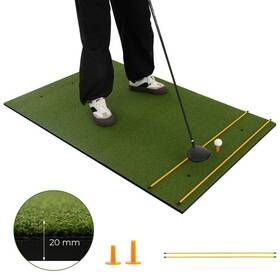 Sp38077 Costway 5 X 3ft Indoor Outdoor Golf Hitting Mat Artificial Grass Turf Training