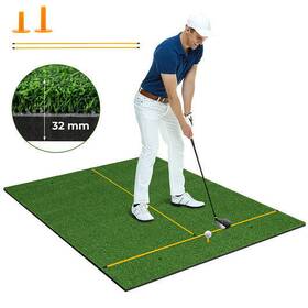 Sp38084 Costway Artificial Turf Mat For Indoor And Outdoor Golf Practice Includes 2 Rubber Tees