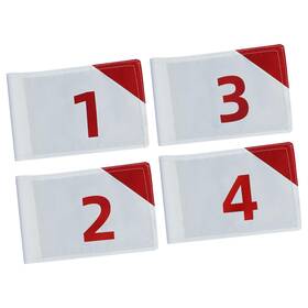 Crestgolf Riv001 4 Pcs Mini Golf Flags For Yard All 8x6 Inch Upgraded Dual-layer 420d Nylon