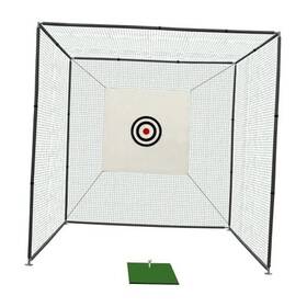 Heosyxgknnevgms0b Cuisinsmart O7fbj4zh Golf Driving Cage 10 X 10ft Practice Net With Metal Frame Black