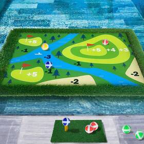 Cupohus 445026070041 Floating Golf Green For Pool Chipping Game Set Adult Fun Gift
