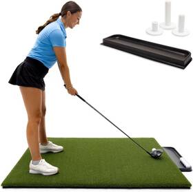 D W Quail Golf 445023210280 Premium Turf Indoor/outdoor Mat. Bonus Tray 3 Rubber Tees