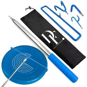 Daily Favorites 753386281722 Df 4-in-1 Disc Golf Retriever Pole - 16-ft Telescopic Stainle