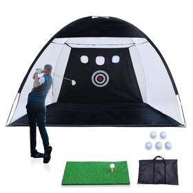 Dawot 942409817275 Golf Net 10x7ft Practice And Mat For Backyard Home Training