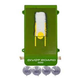 Divot Board 737946732343 Golf Hitting Mat And Swing Path Trainer Mini With Instant Impact Feedback For