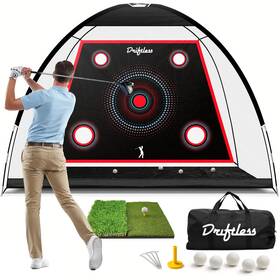 Driftless Ridge Supply 199284171459 Golf Net 10x7 Ft Practice For Backyard Driving Indoor Hitting With