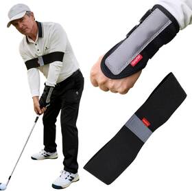 Gxltz-002 Dynopek 2-piece Golf Wrist Trainer And Arm Band Kit-golf Swing Posture Corrector Training
