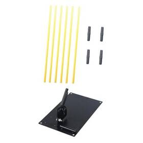 Dynwave 5409536081649372 Golf Alignment Stick Holder Set Trainer Supplies Accessories Black