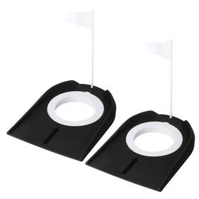 Eaezerav 734172929554 2 Pack Golf Putting Cup With Flag Practice Hole Training Aids For Kids