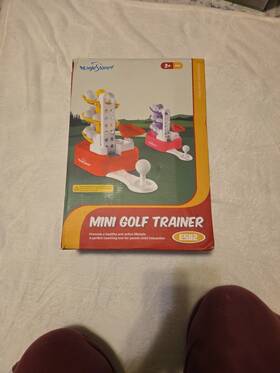 Es02 Eagle Stone Mini Golf Trainer Kids Toys Set New Sealed
