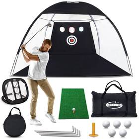 Edenco 198168806616 Golf Net And Mat 10ft X 7ft Practice Set -
