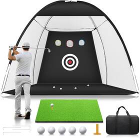 Vh1629us Endlessaislesstore 10x7ft Golf Net With Mat Target Cloth All In 1 Home Hitting Training Vh1629us Endlessaislesstore 10x7ft Golf Net With Mat Target Cloth All In 1 Home Hitting Training