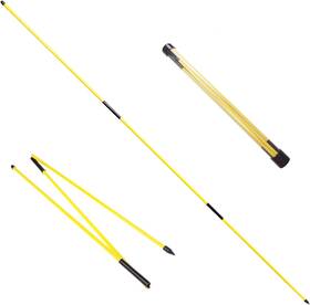Eshan 445037761754 Golf Alignment Sticks 2 Pack Swing Training Aid Equipment Collapsible Trai