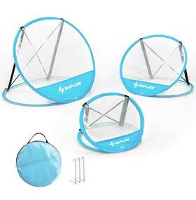 Eshow Sportec Esg2-gnrc-mxbl #a01 Golf Chipping Net Exclusive X-shaped Stable Pop-up Design Indoor/outdoor