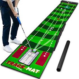 Esg2-tl03s-gbtr Eshow Sportec #a01 Golf Putting Mat Visible Trajectory Tracing Multiple Training Modes With