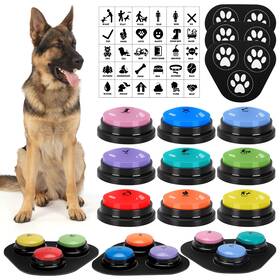 B0cx23v988 Esyelec Dog Buttons For Communication 9 Pcs Talking Button Set 30s Voice Recording