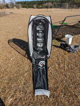 Evargc 06spo-45gn-01 Golf Practice Hitting Net Gift Indoor Backyard Home Chipping Target With 8 Ball